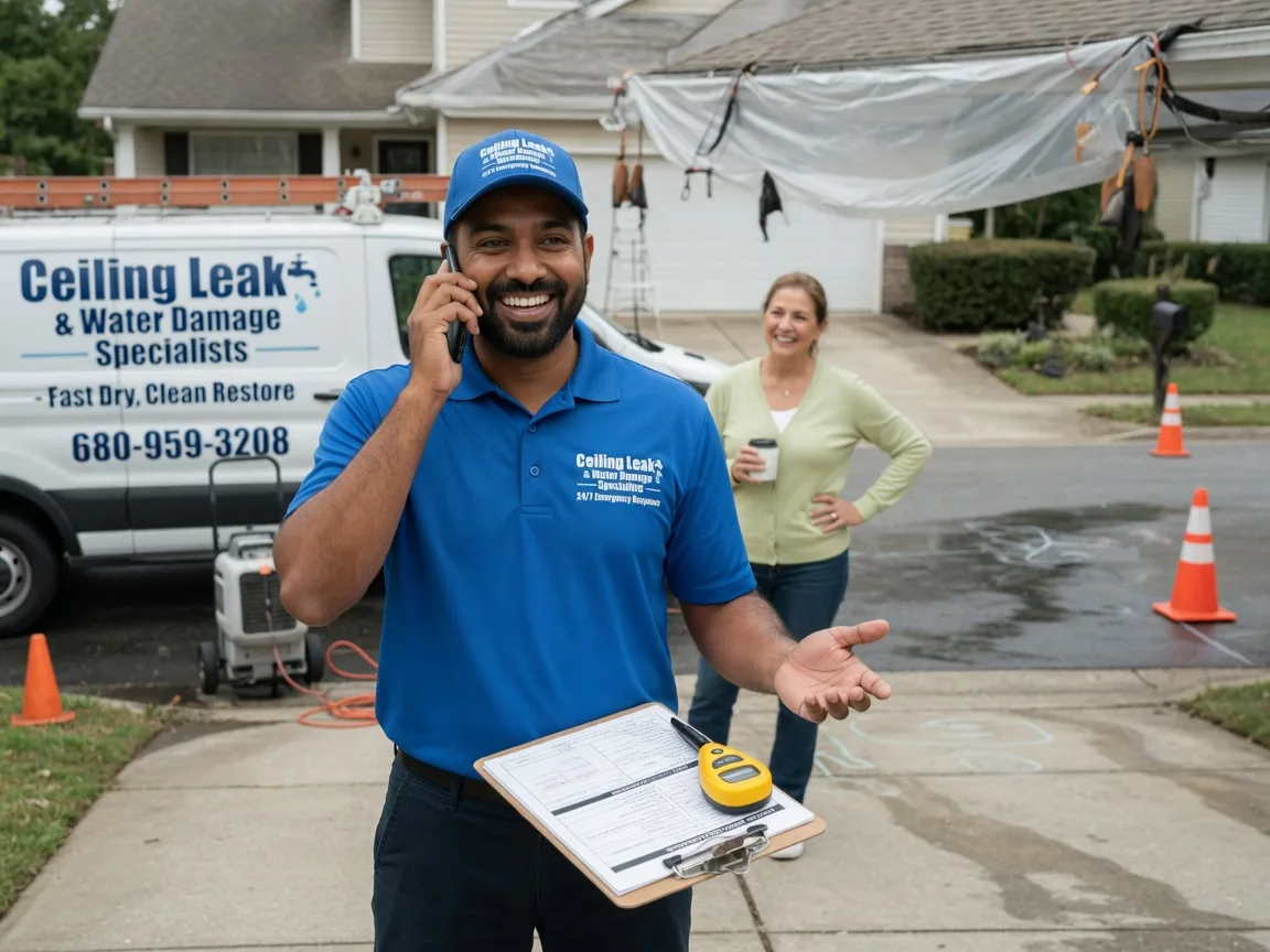Ceiling Leak Cleanup Jerusalem, OH FAQs